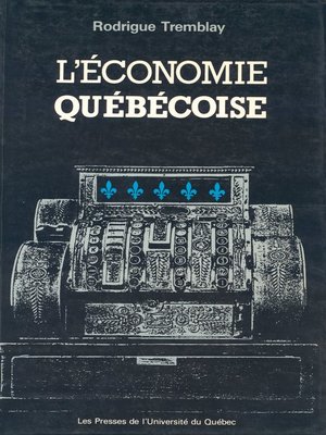 cover image of L' économie québécoise